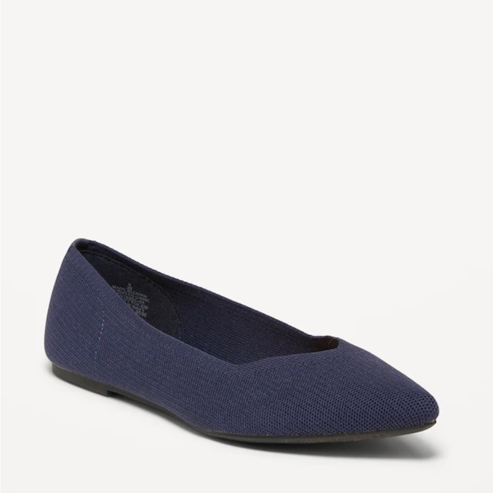 Old navy pointy toe flats - navy